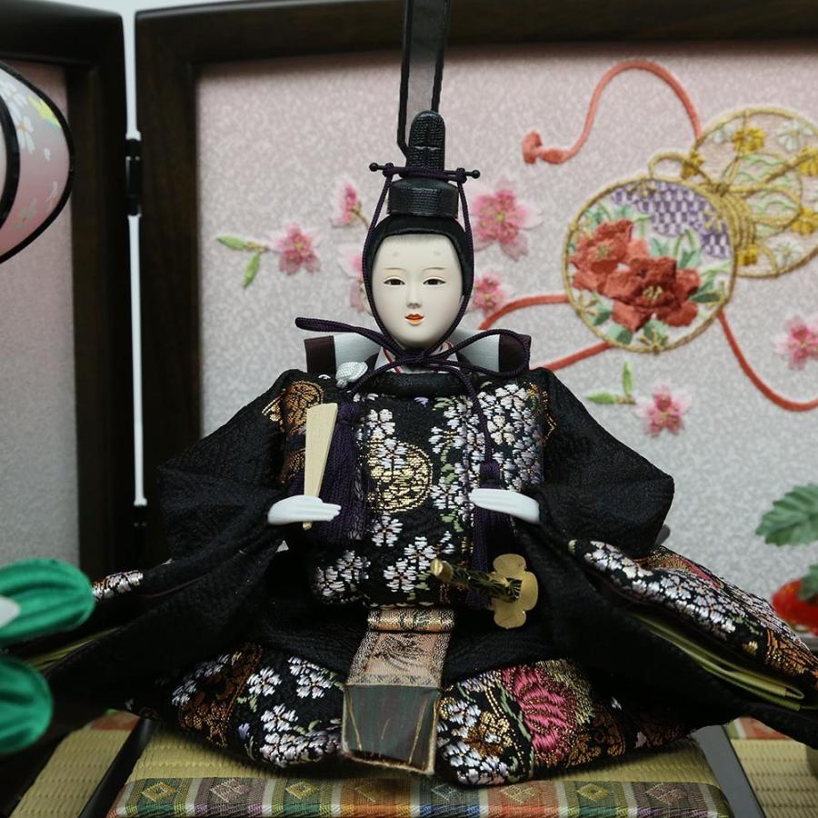 雛人形 収納飾り ひな人形 コンパクト 選べる2種の 親王飾り 天音