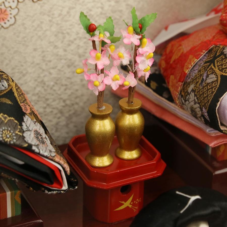 雛人形　ケース飾り 五人飾り オルゴール付き 雛人形 ひな人形 ケース飾り コンパクト 数量限定 三五五人飾り