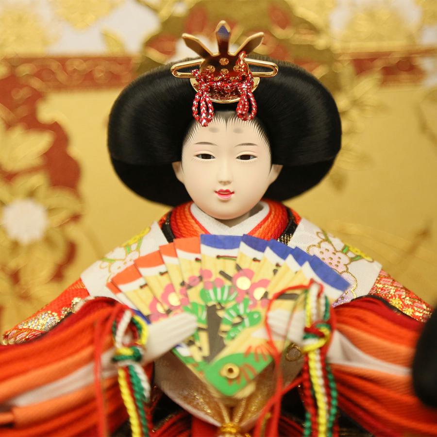 雛人形 ひな人形 ケース飾り コンパクト 十五人飾り アクリルケース