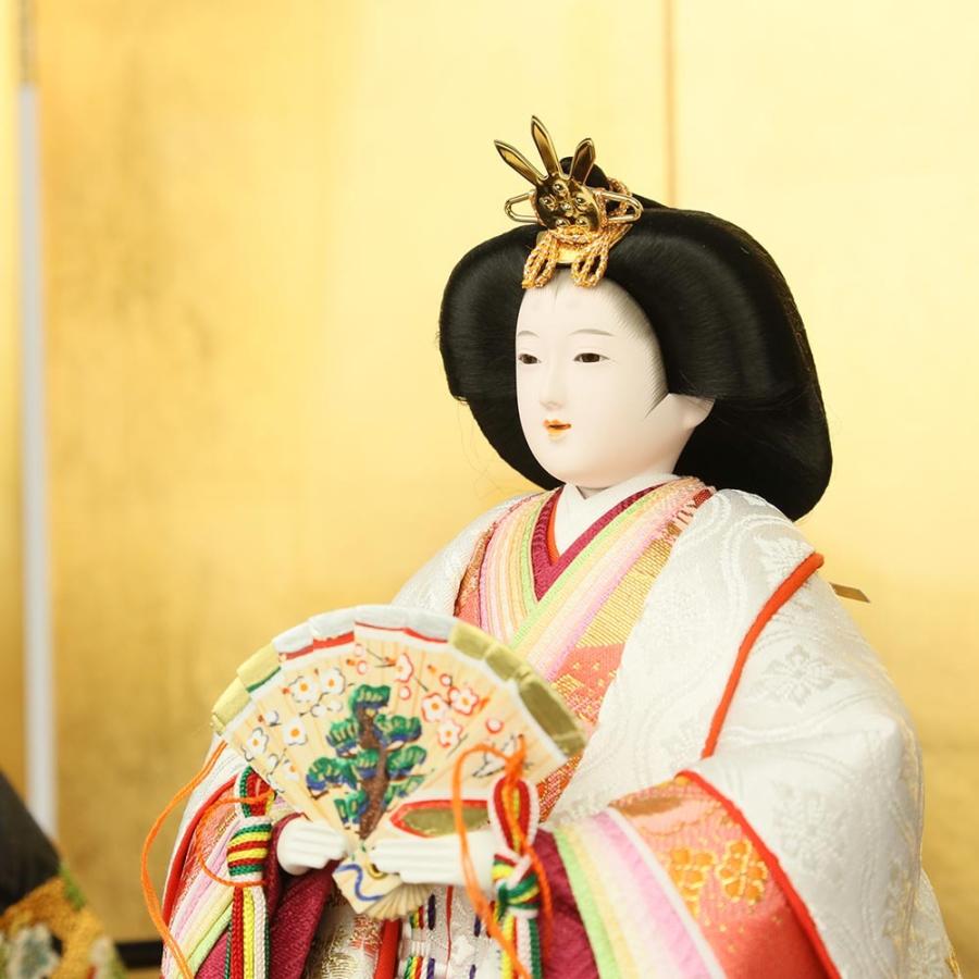雛人形 ひな人形 立雛 三五親王 唐草文様金屏風 : 人形広場 雛人形・五