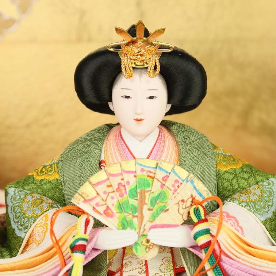雛人形 ひな人形 コンパクト 親王飾り 選べる2種の宴桜 芥子親王 華