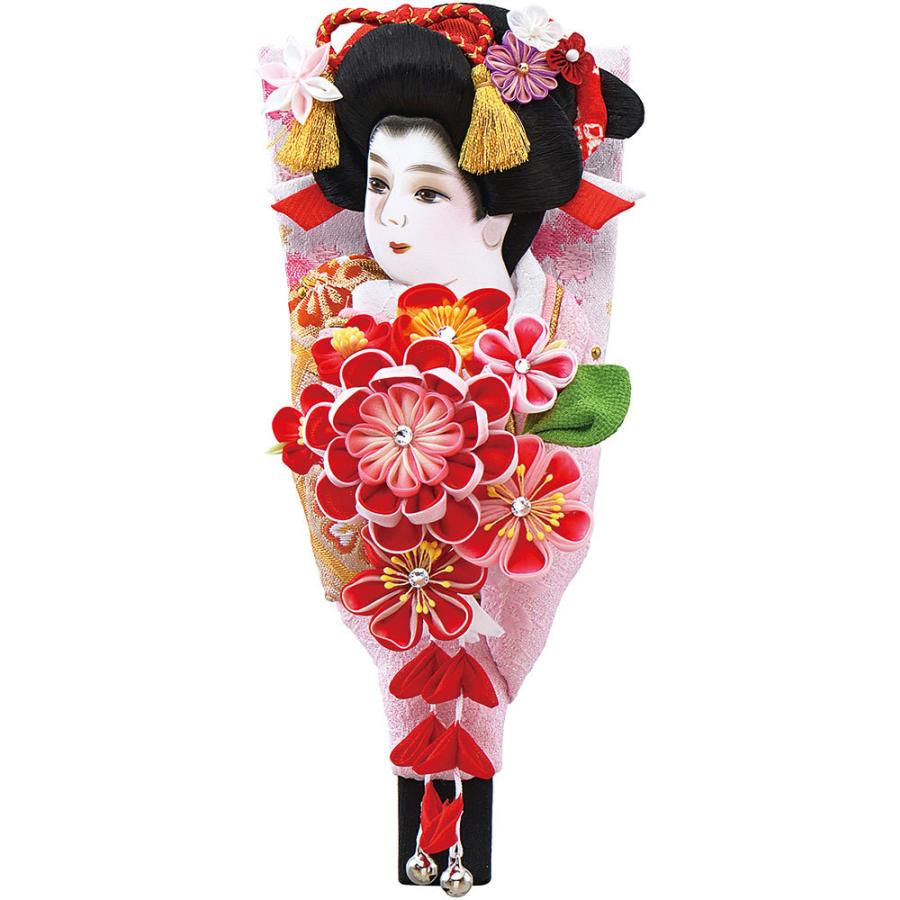 羽子板 初正月 コンパクト かわいい 宝童作 女の子 単品 花カンザシ 9