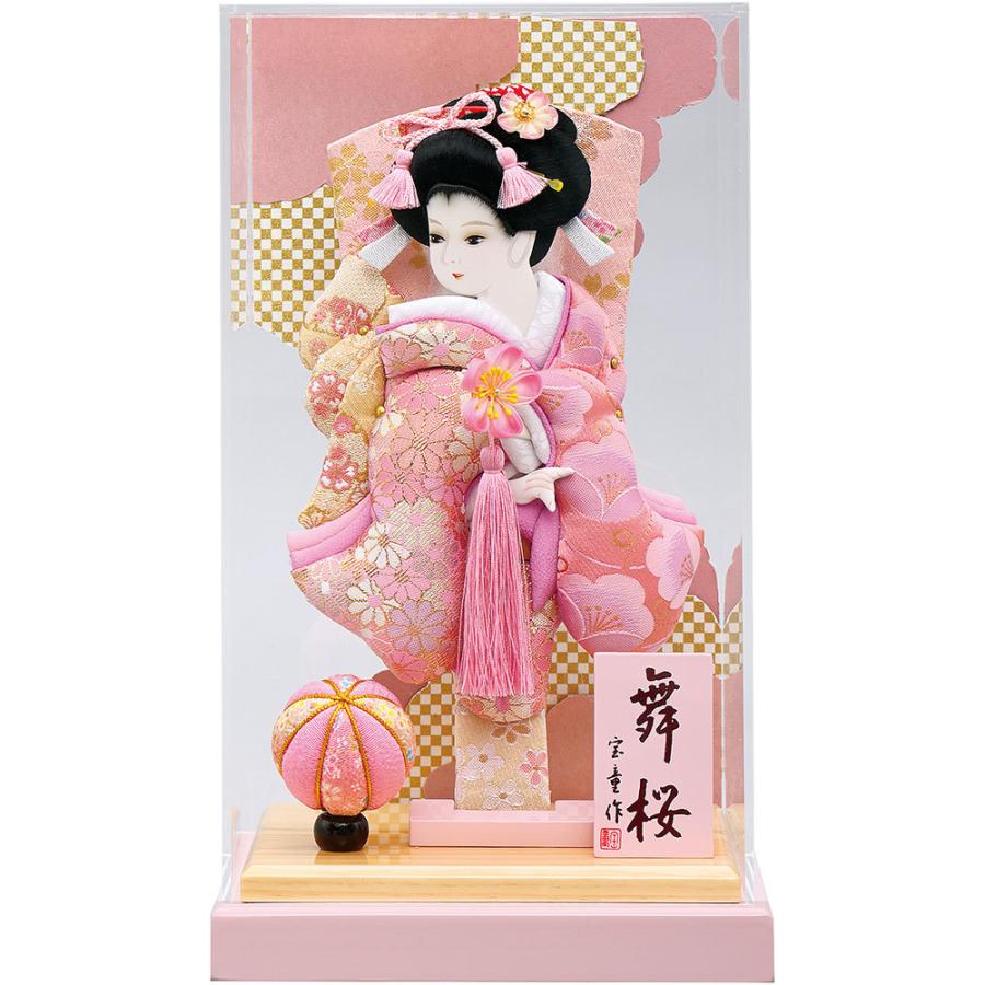 羽子板 22年新作 宝童作 かわいい おしゃれ 初正月 女の子 羽子板 単品 アクリルケース 舞桜 無垢 ピンク 美月 羽子板付 9号 N022mt 32 9 人形広場 雛人形 五月人形専門店 通販 Yahoo ショッピング