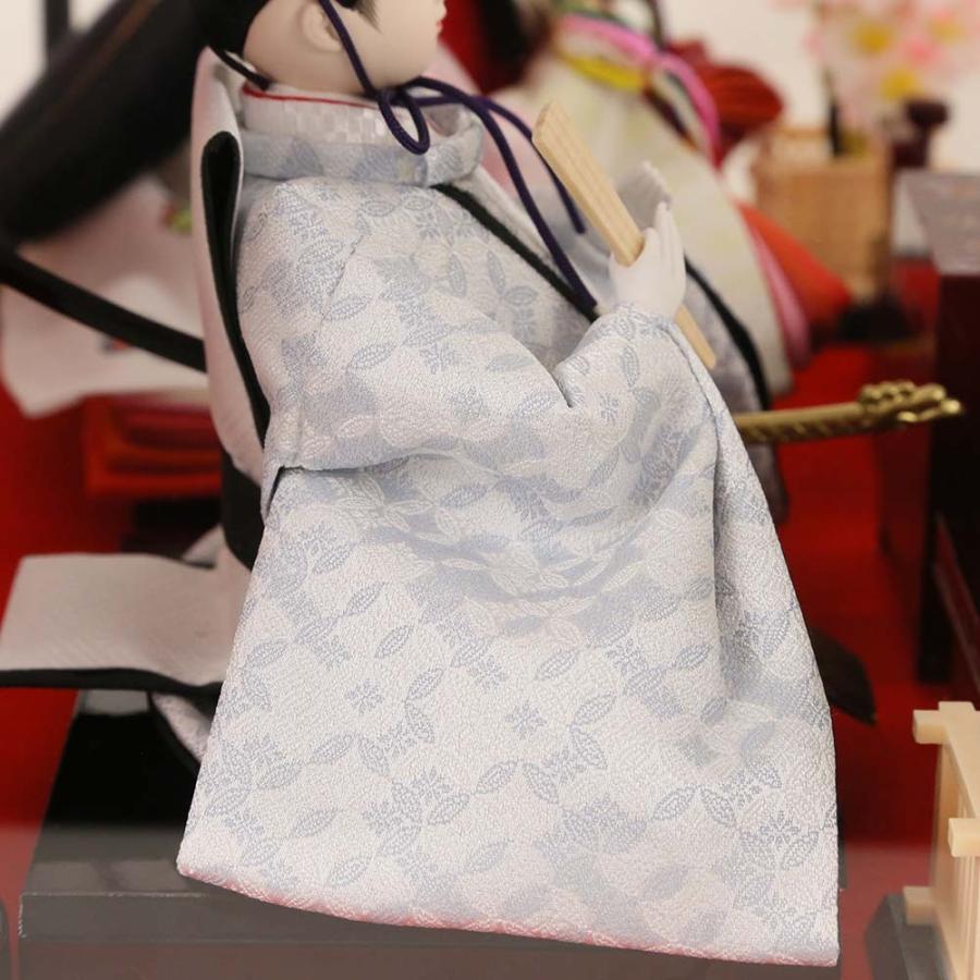雛人形 ひな人形 コンパクト ケース飾り ピンク 親王飾り ケース入り