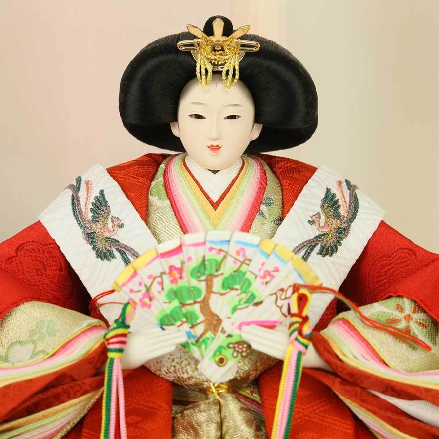 雛人形 ひな人形 三段飾り 五人飾り 三五親王芥子官女 刺繍雛 初節句