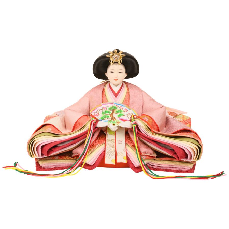 親王飾り 中 陶心雛 ひな人形/雛人形 桃の節句 ひな祭り 初節句