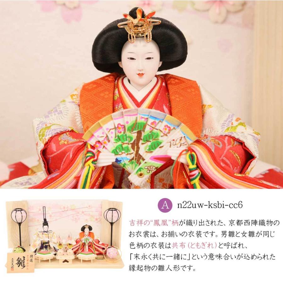 雛人形 ひな人形 コンパクト 親王飾り 小三五親王 うるはし雛シリーズ