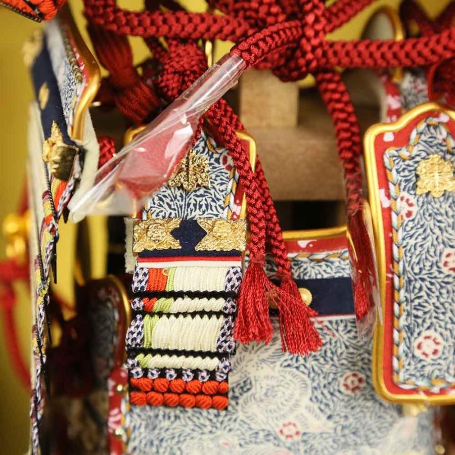 五月人形 鈴甲子雄山 人形工房天祥限定オリジナル 奉納鎧 1/5鎧 白糸威