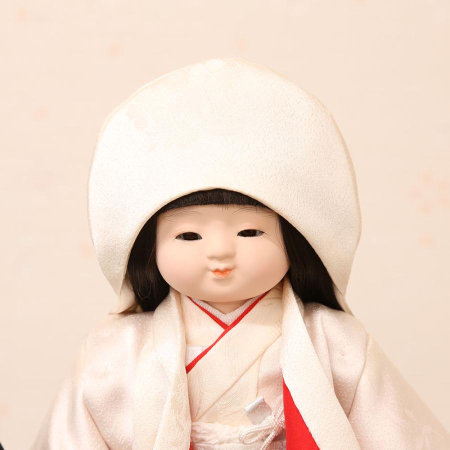市松人形 5号 コンパクト ケース飾り 婚礼飾り 白無垢 結婚祝い｜koubou-tensho｜03