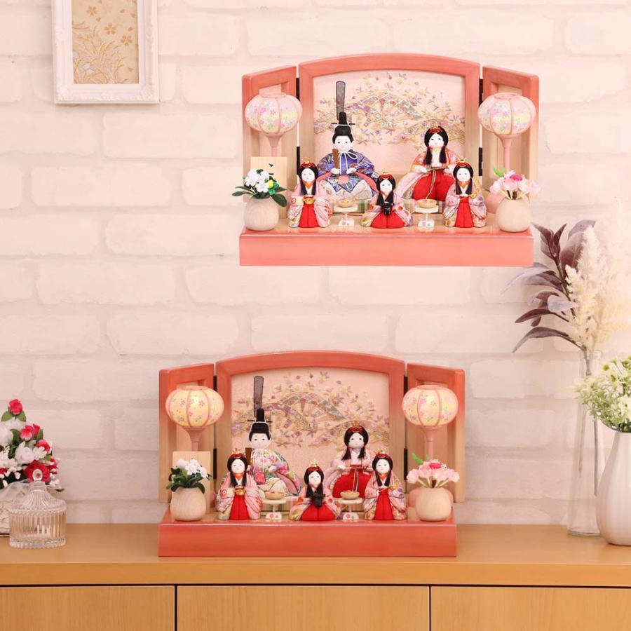 ピンク色 ひな人形