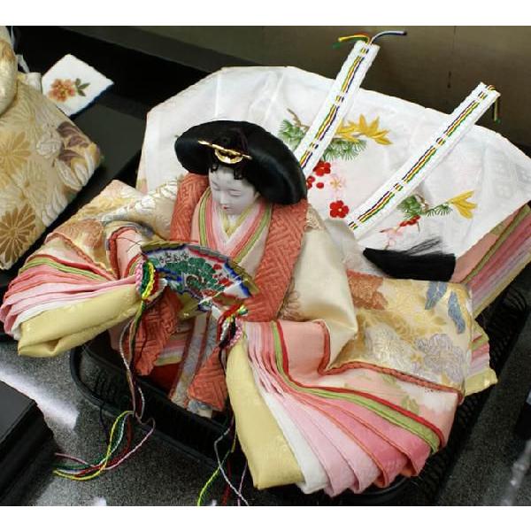 【希少品】 雛人形 ひな人形 親王飾り 人形工房天祥オリジナル 新古今雛 大三五親王 京都西陣帯地 唐織 桃の節句 お雛様 おひなさま 雛祭り ひな祭り 初節句 人形広場 【2899331953】(103161円)