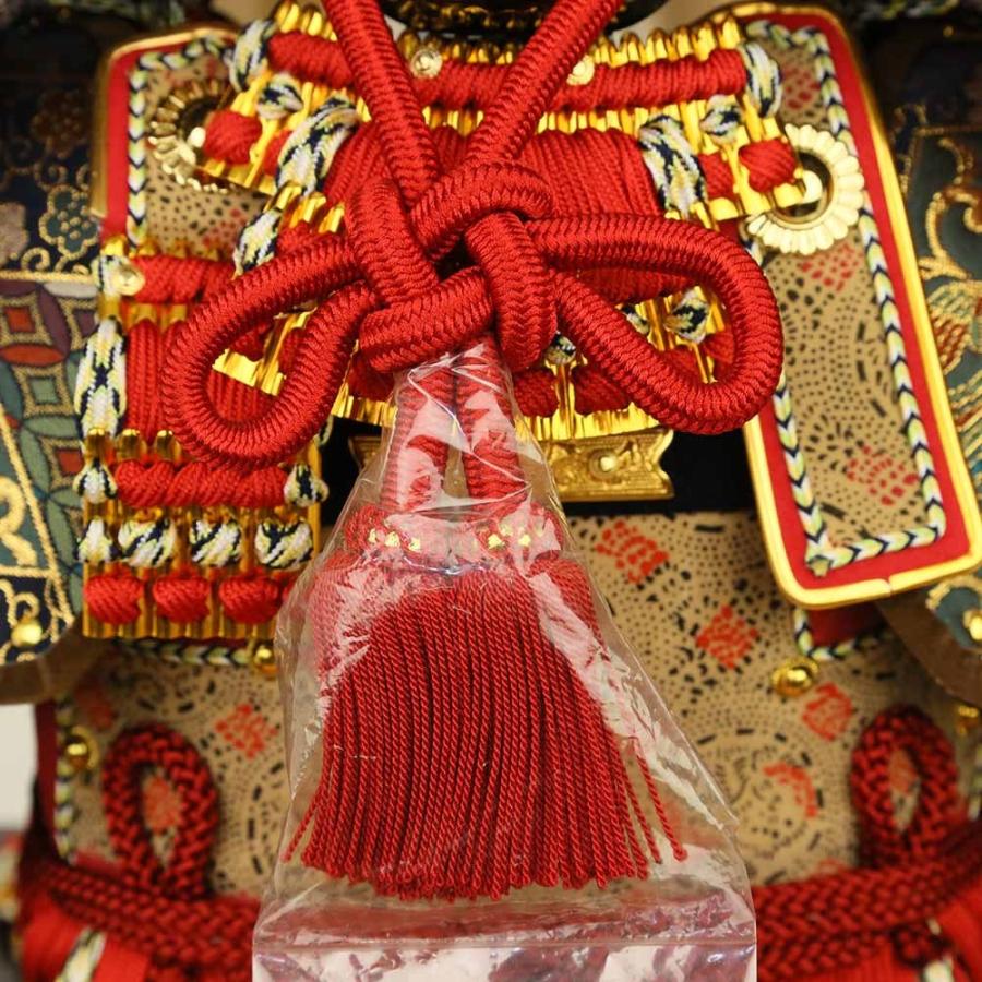 五月人形 鎧飾り 武田信玄公之鎧10号 赤富士屏風飾り 大越忠保作