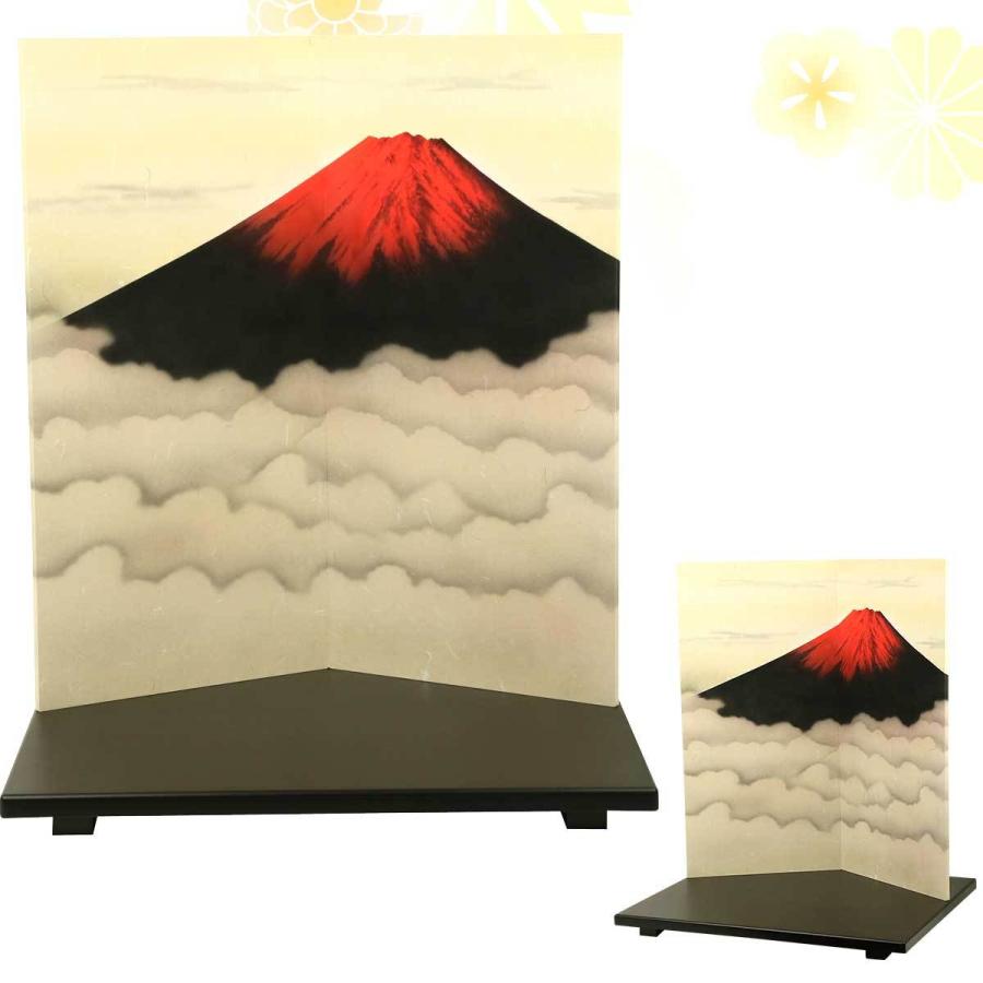 五月人形・兜飾り　赤富士屏風 五月人形 鎧飾り 武田信玄公之鎧10号 赤富士屏風飾り 大越忠保作