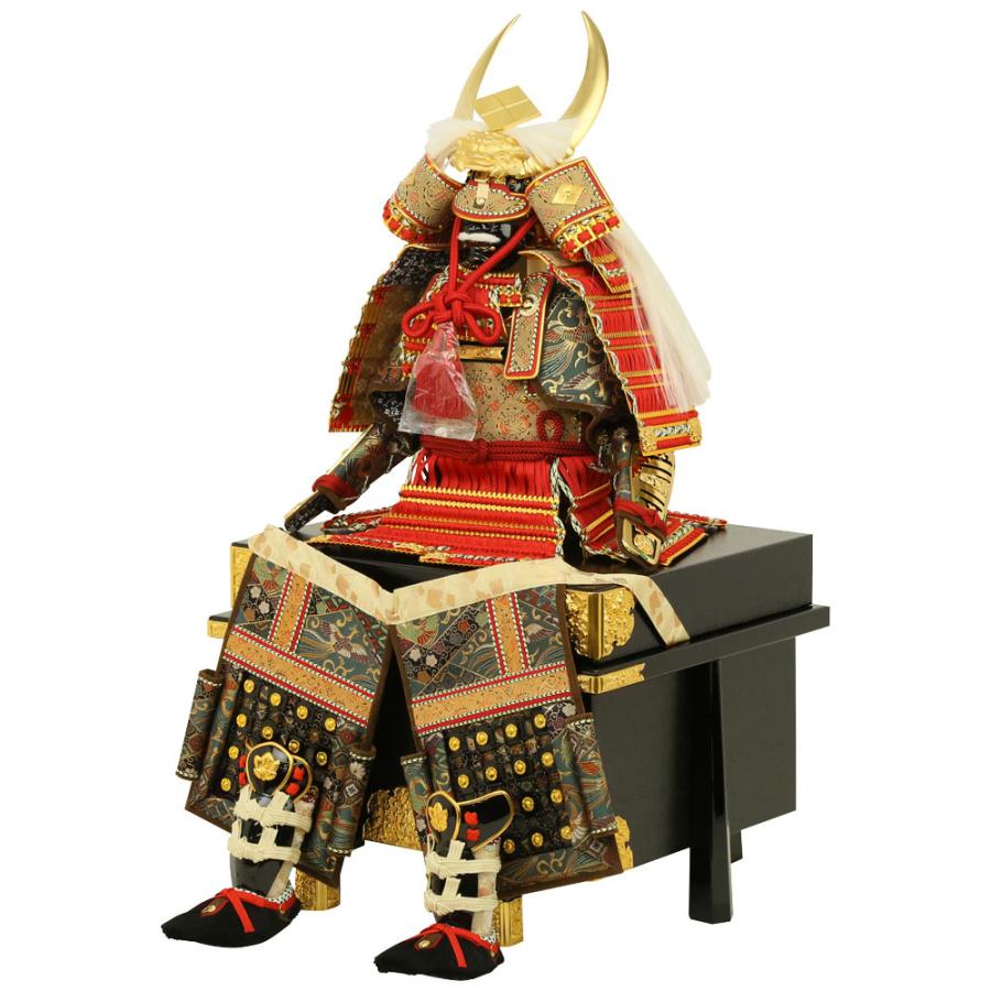 期間限定値引き！五月人形　大越忠保　10号 五月人形 大越忠保 上杉謙信 鎧飾り 10号 横幅43cm