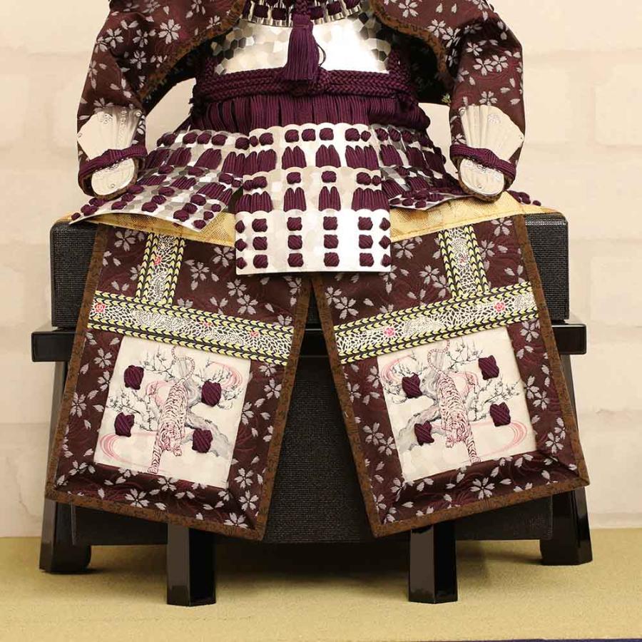 五月人形 コンパクト 大越忠保作 7号鎧飾り 横幅34cm 初節句 お祝い 端午の節句 こどもの日