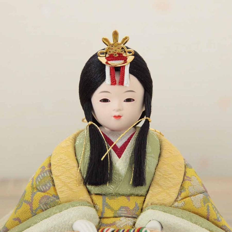 雛飾りセット①親王【木目込み人形】② 木製親王台③小型屏風④小型ぼんぼりー木1 雛飾りセット①親王【木目込み人形】② 木製親王台③小型屏風④小型