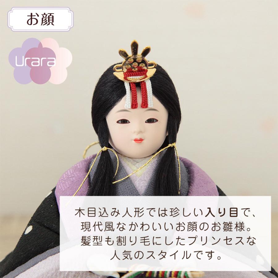 コンパクト 木目込み お内裏様・お雛様（新王飾り） 楽天市場】雛人形 コンパクト 木目込み雛人形 親王飾り ココ 二曲