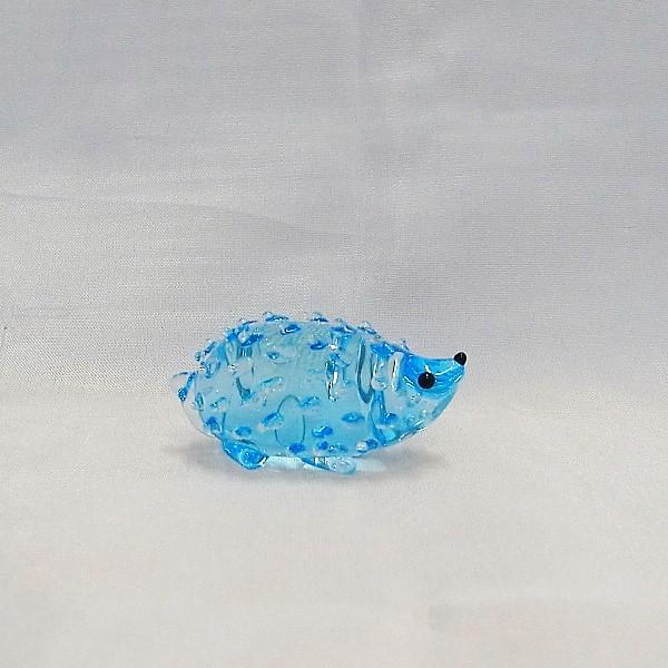 ガラス細工 動物 針ねずみ インテリア雑貨 ミニチュア 置物