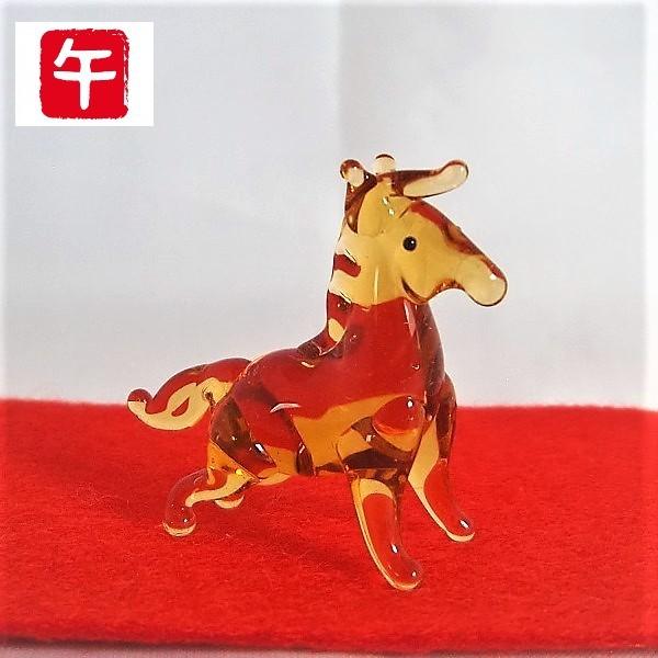 ガラス細工 干支 ミニチュア 雑貨 置物【ミニ十二支/単品販売品