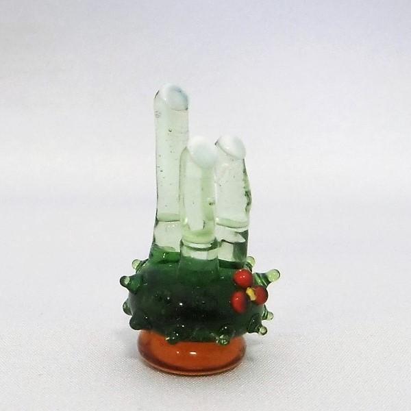 門松　ガラス細工　ミニチュア 楽天市場】ガラス細工 ミニ門松(赤) お正月 門松 かどまつ まつ