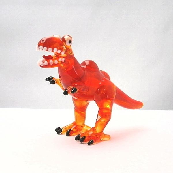 ガラス細工 恐竜/古代生物【ティラノサウルス】 : ガラス工房ぎやまん2