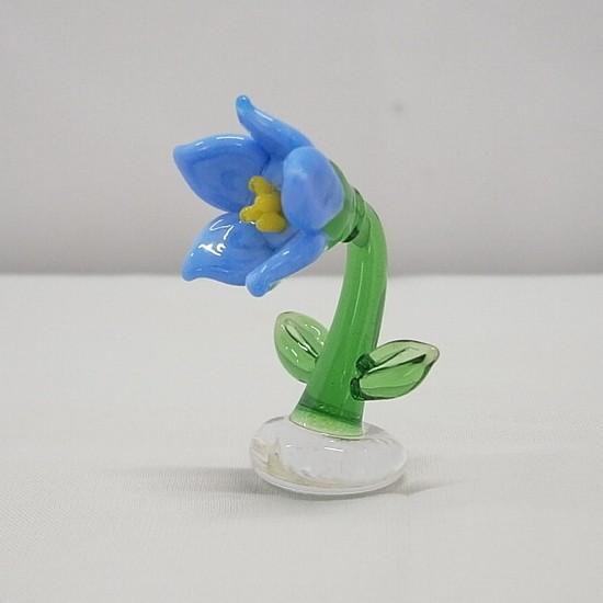 ガラス細工 ミニチュア 雑貨 置物 花飾り テラリウム 花