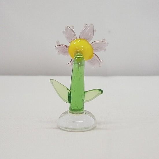 ガラス細工 ミニチュア 雑貨 置物 花飾り テラリウム 花
