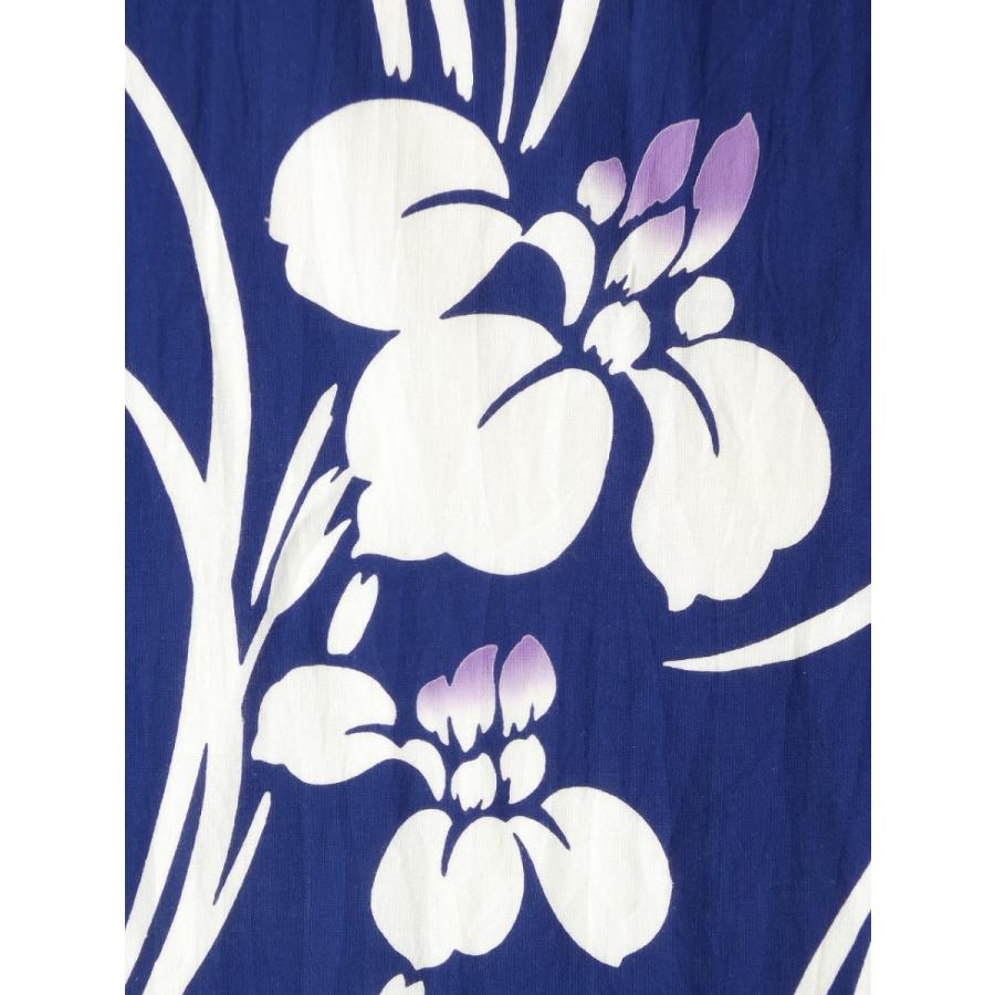 注染工房オリジナルてぬぐい あやめ 紺 サイズ約35cm×90cm 綿100％日本