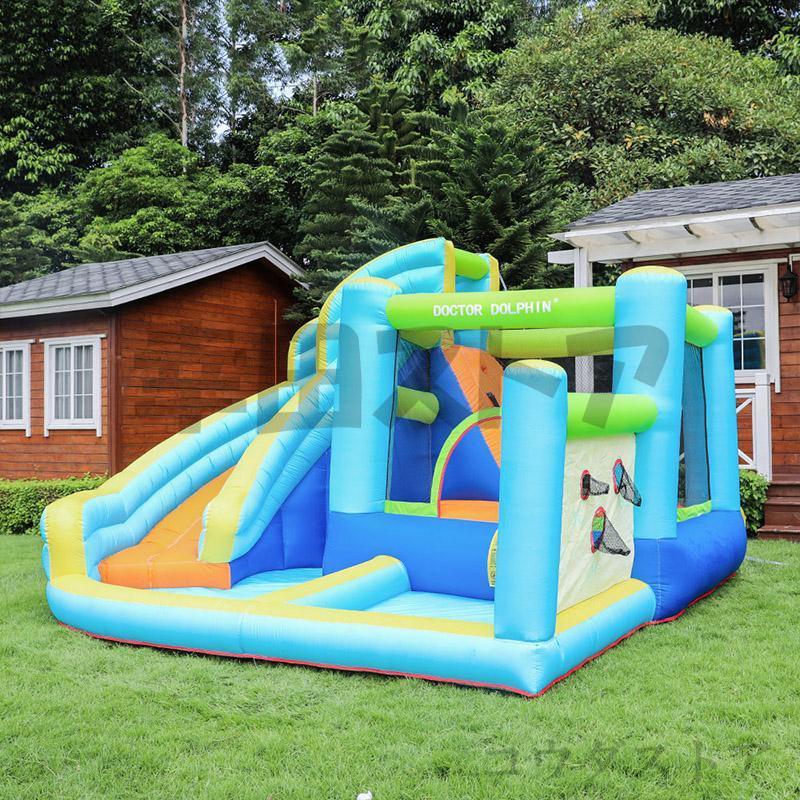 専用出品 プール 遊具 ビニールプール 大型プール トランポリン すべり台 滑り台 大型遊具 エアー遊具 ウォータースライダー 【SK1061887670】(37783円)