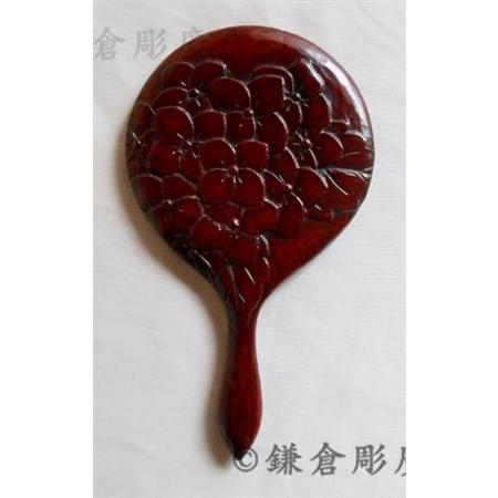 鎌倉彫 姫鏡 長手 紫陽花 : 鎌倉彫廣堂 - 通販 - Yahoo!ショッピング