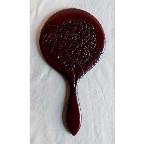 鎌倉彫 手鏡 五寸 あじさい : 鎌倉彫廣堂 - 通販 - Yahoo!ショッピング