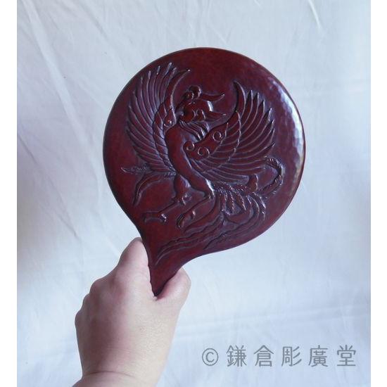 鎌倉彫 手鏡 五寸 鳳凰 : 鎌倉彫廣堂 - 通販 - Yahoo!ショッピング 鎌倉彫 手鏡 五寸 鳳凰 : 鎌倉彫廣堂 - 通販 - Yahoo!ショッピング