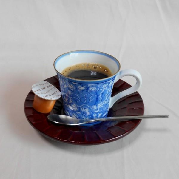 茶托 鎌倉彫写真 鎌倉彫 バラ売り茶托 菊のくずし 四寸五分 一枚