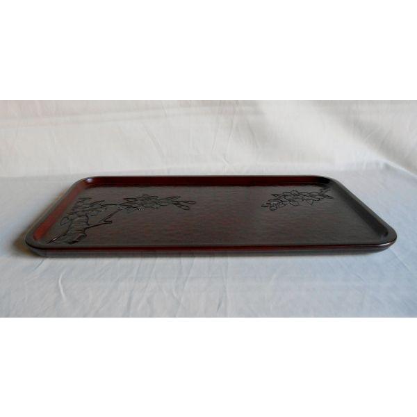 鎌倉彫 長方盆 玉縁付 七寸五分×一尺四寸 桜 : 鎌倉彫廣堂 - 通販