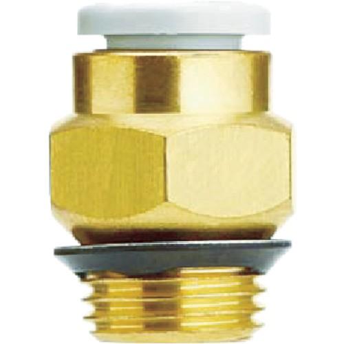 SMC ワンタッチ管継手 ハーフユニオン 10mm 1／4 KQ2H10-U02A : 晃栄 