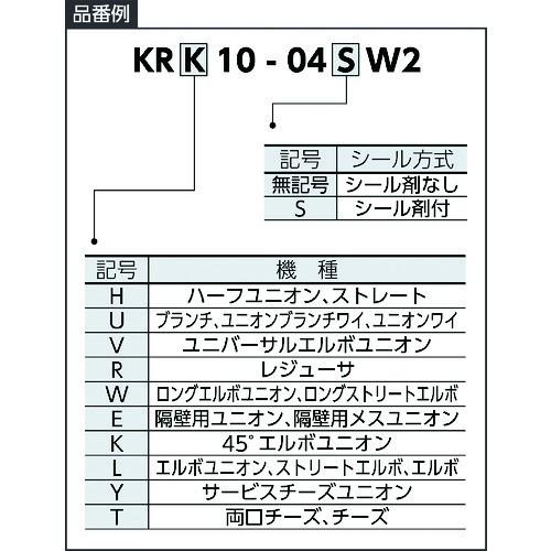 SMC 難燃性FRワンタッチ管継手 エルボユニオン 8mm 1／8 KRL08-01SW21367｜kouei-sangyou｜02