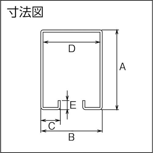 ダイケン　3号ステンレスハンガーレール　1820　3S-HR1820