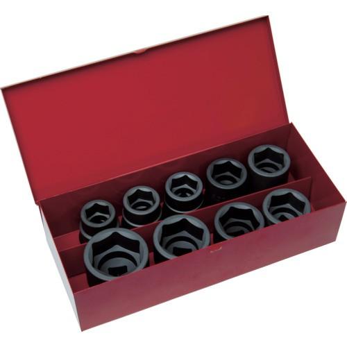 TRUSCO インパクト用ソケット9個組セット 差込角19.0mm T6-9SET
