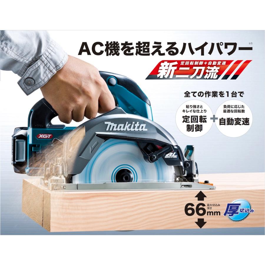 マキタ 充電式マルノコ 125mm 40V HS006GRDX 青 : 晃栄産業 Yahoo!店 
