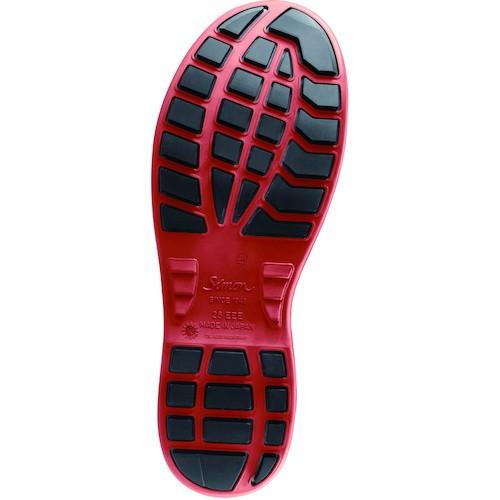 シモン 安全靴 短靴 SL11-R黒／赤 24.0cm SL11R-24.0 3043 - 5