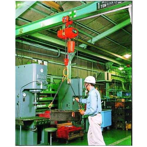 中古品 象印 SA型 単相100V 電気チェーンブロック 1t