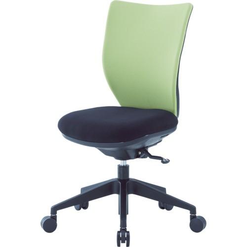 オリジナル アイリスチトセ 1416  3DA-S45M0-LGN シンクロロッキング 肘なし ライムグリーン 回転椅子3DA オフィス、ワークチェア