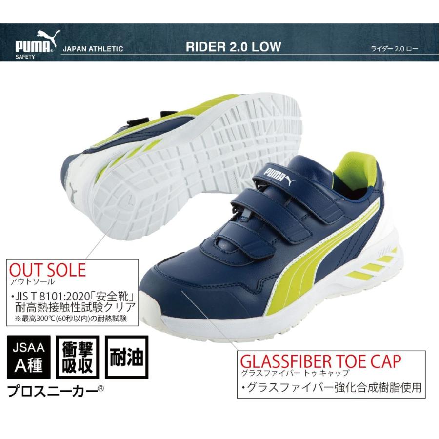 PUMA（プーマ） 安全靴 ライダー RIDER 2.0 ロー 4カラー 新商品 