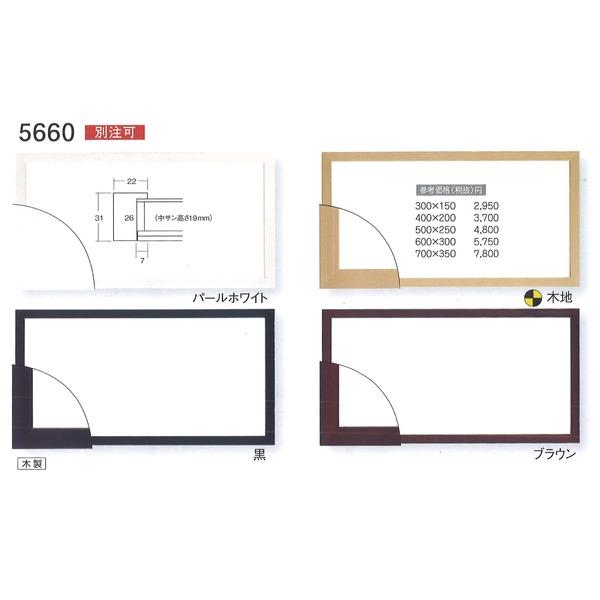 〔 長方形額 〕 横長額 600×300mm パールホワイト 厚みのある作品収納可納 厚み19mmまで 縦横兼用 額 額縁 フレームの画像
