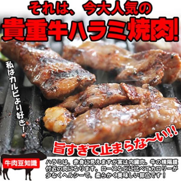 〔たっぷり1.2ｋｇ〕おとなの週末掲載 やわらか貴重牛ハラミ〔代引不可〕_1