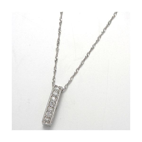 0.1ct　純プラチダイヤモンドリバーシブルペンダント/ネックレスの画像