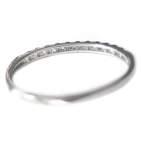 ダイヤモンド リング ハーフエタニティ 0.15ct 13号 プラチナ Pt950 0.15カラット シンプル 細身 エタニティリング 指輪の画像