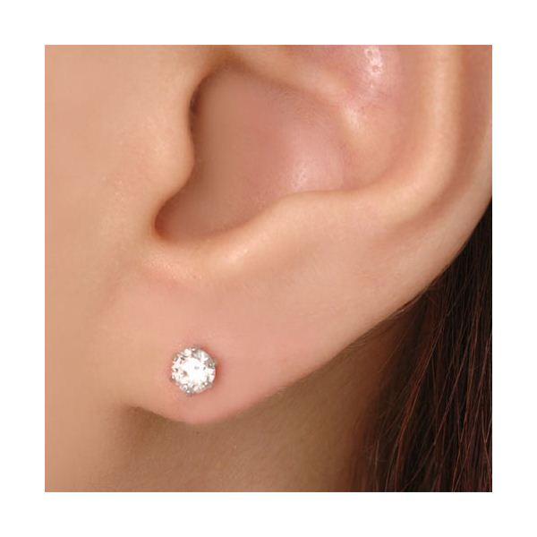 0.5ct ダイヤモンドピアス プラチナピアスの画像