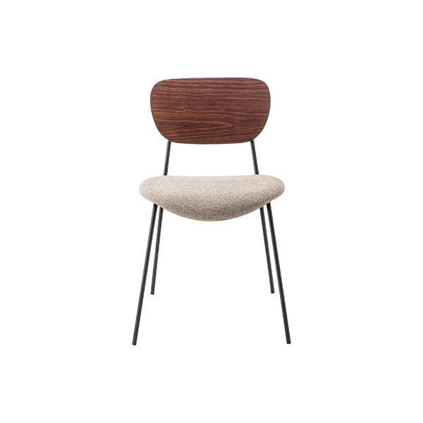 (まとめ) チェア ベージュ 完成品 〔×2セット〕_1