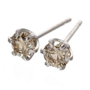 P900/0.4ct TTLBダイヤモンドピアスの画像
